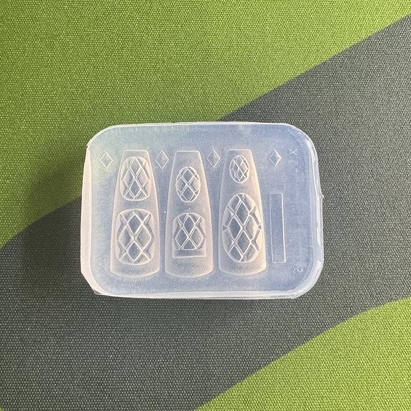 Resin Art Template - Новые силиконовые формы для ногтей с