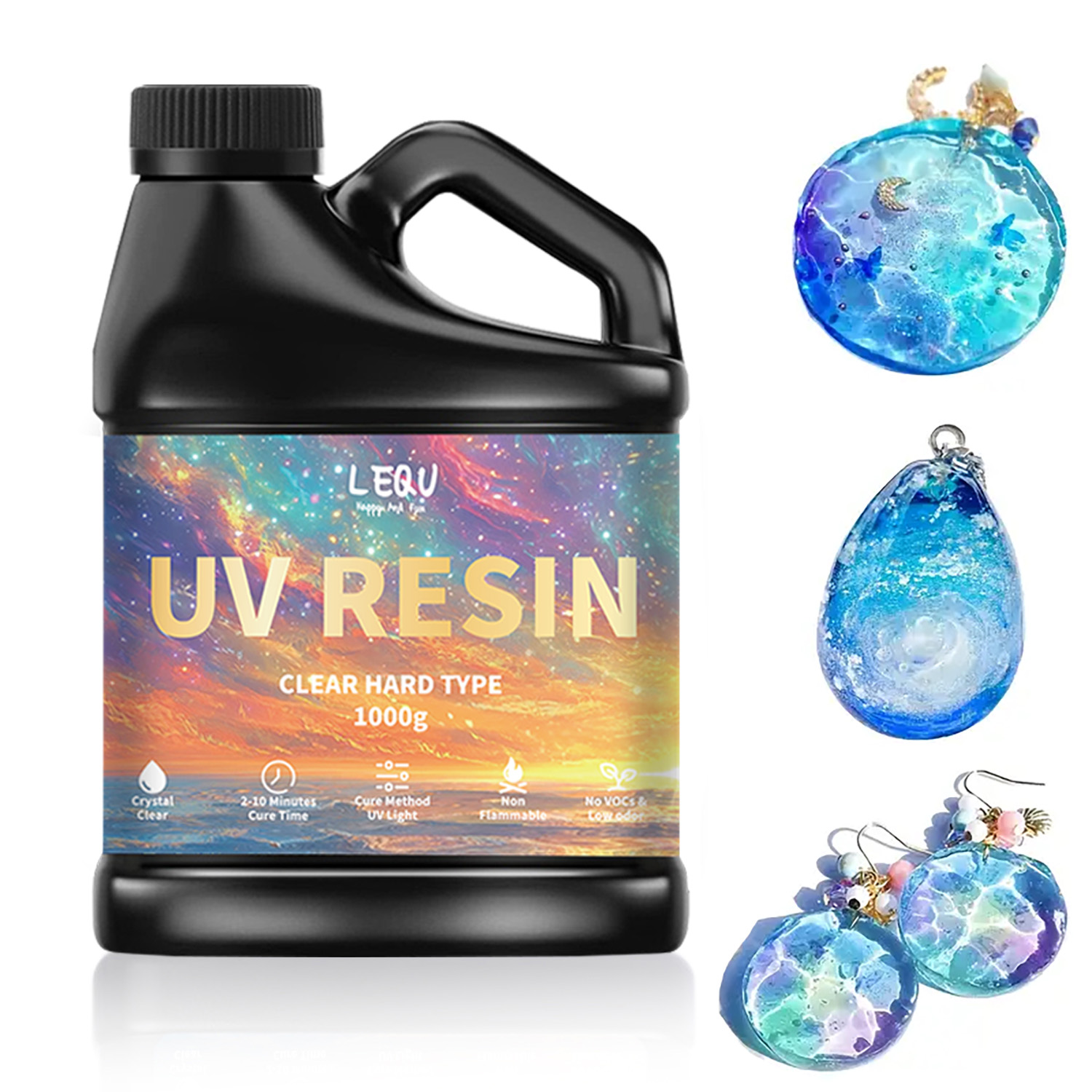 Resin Art Liquid - 100/200/500/1000 г УФ-клей для эпоксидной смолы,