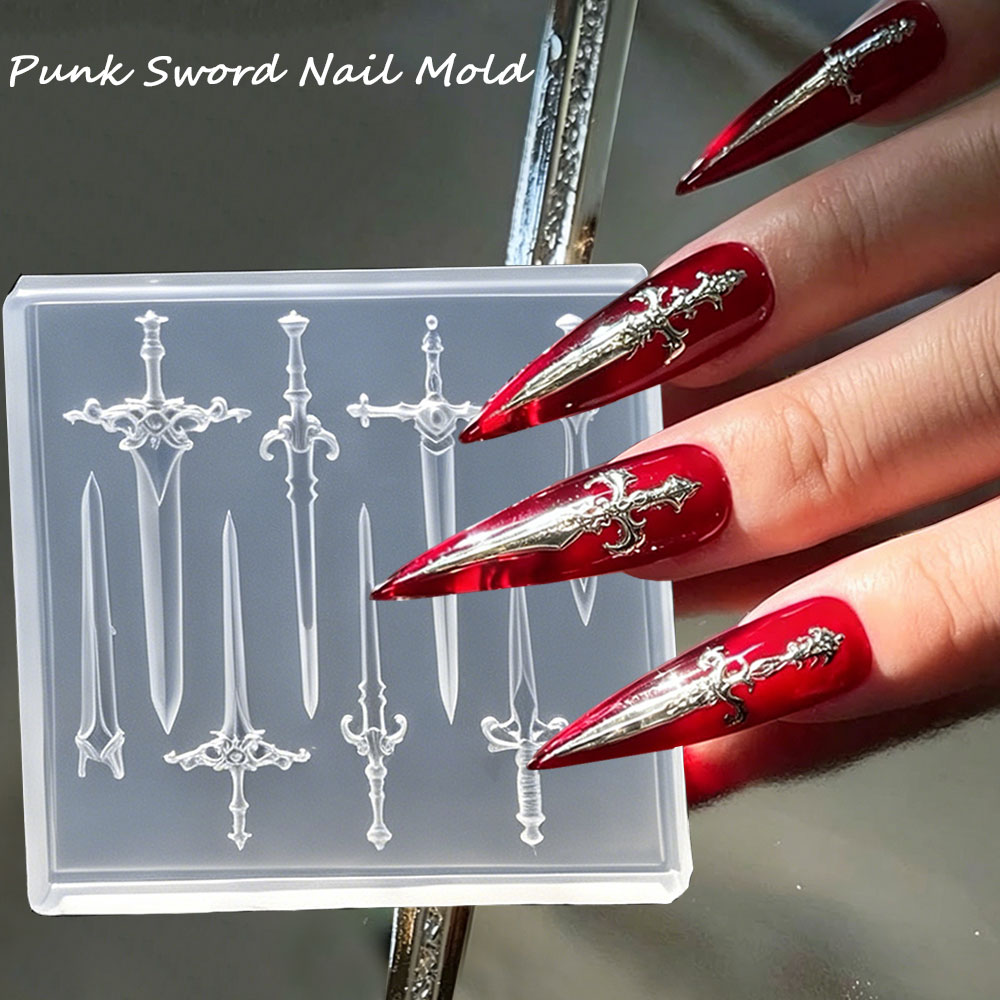 Resin Art Template - 1 шт. 3D-форма для ногтей в