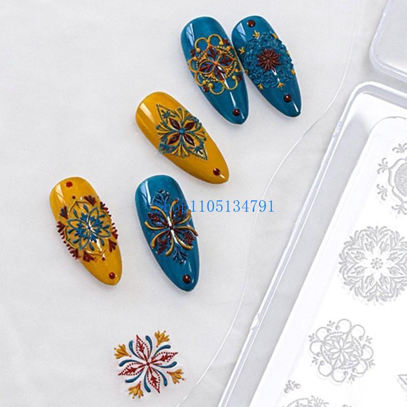 98-километровый арт для ногтей – обзор и цена Resin Art Template