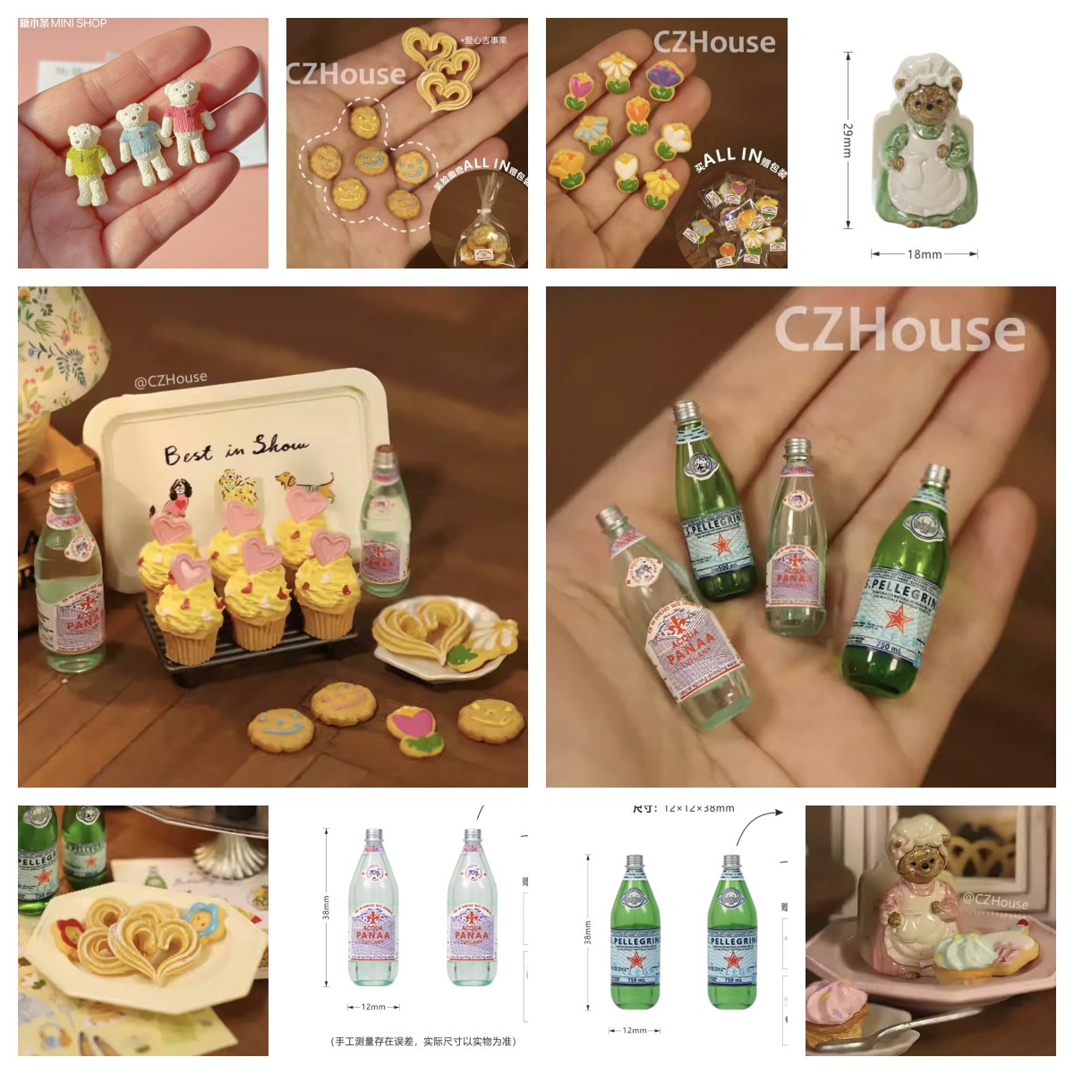 Коллекция миниатюрных десертов – обзор и цена Resin Art Bottle