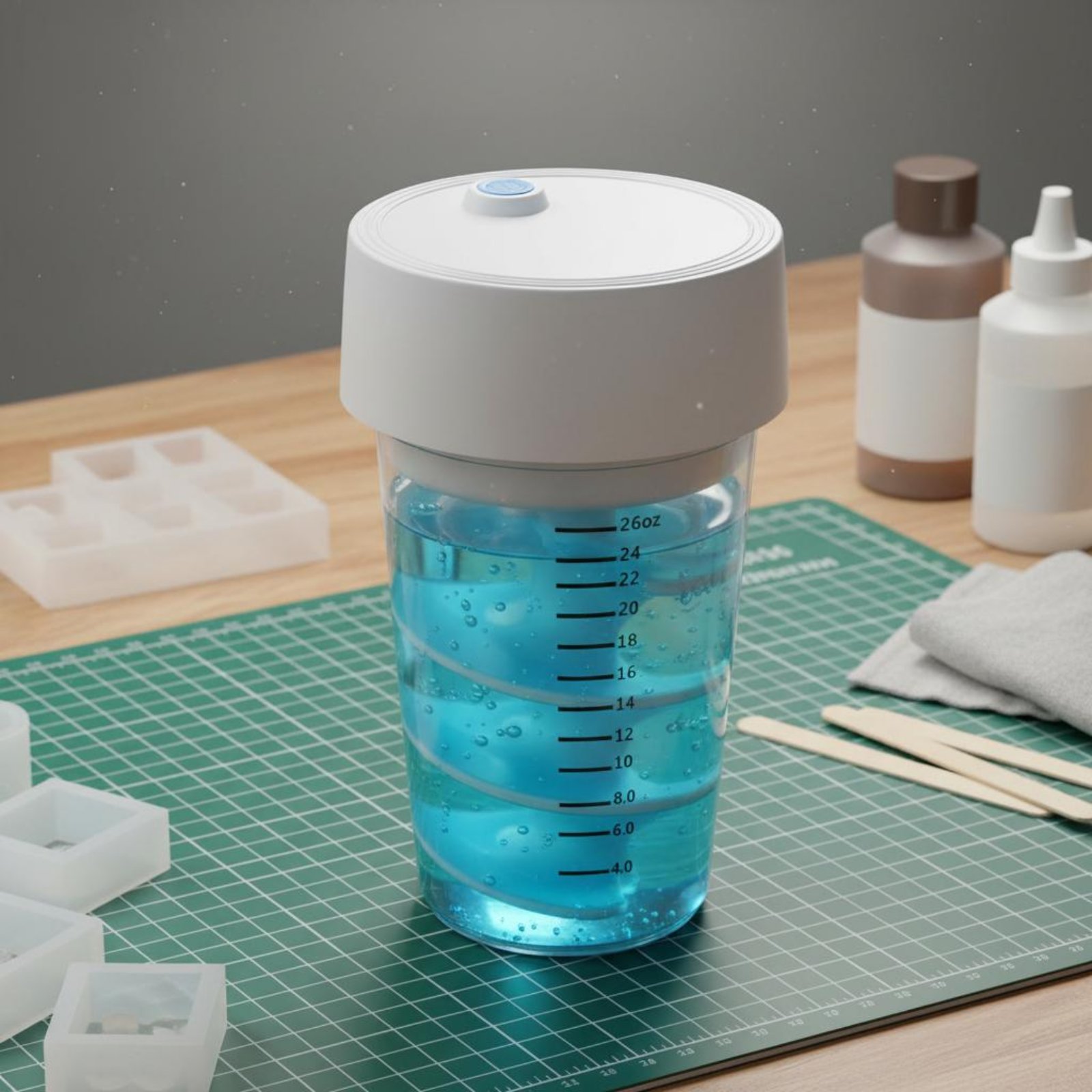 Автоматический миксер для смол – обзор и цена Resin Art Studio