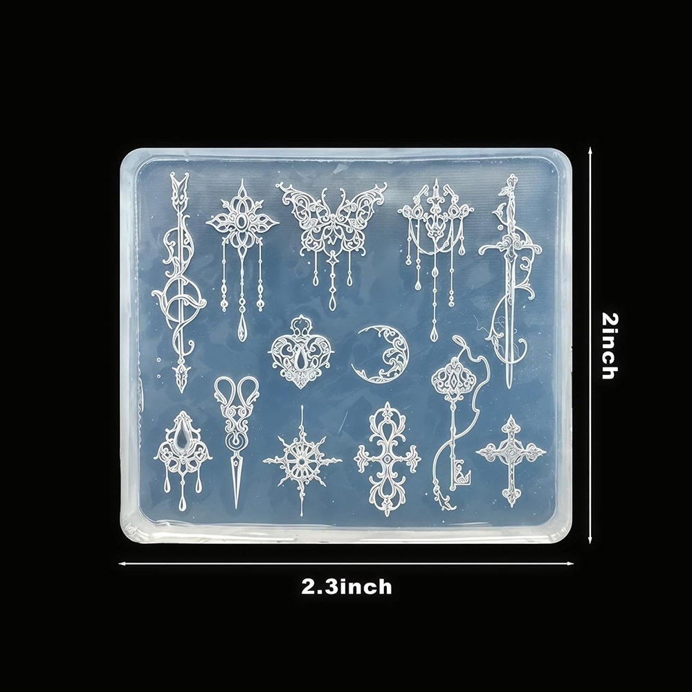 Силиконовая форма со стрелкой, – обзор и цена Resin Art Template