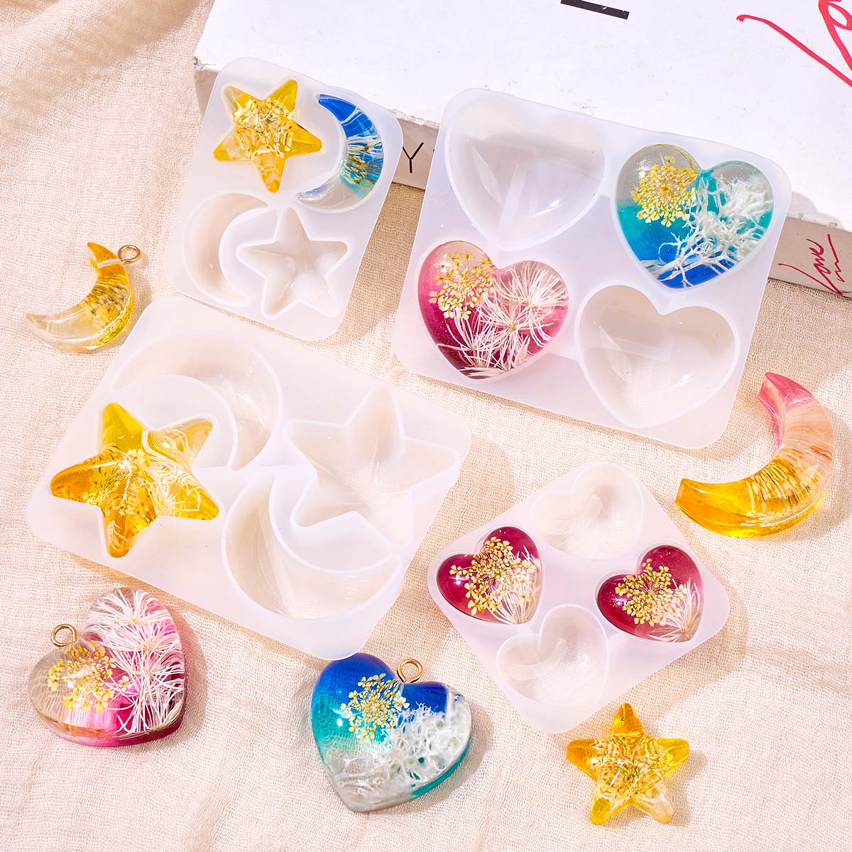 Силиконовая форма для подвесок – обзор и цена Resin Art Liquid