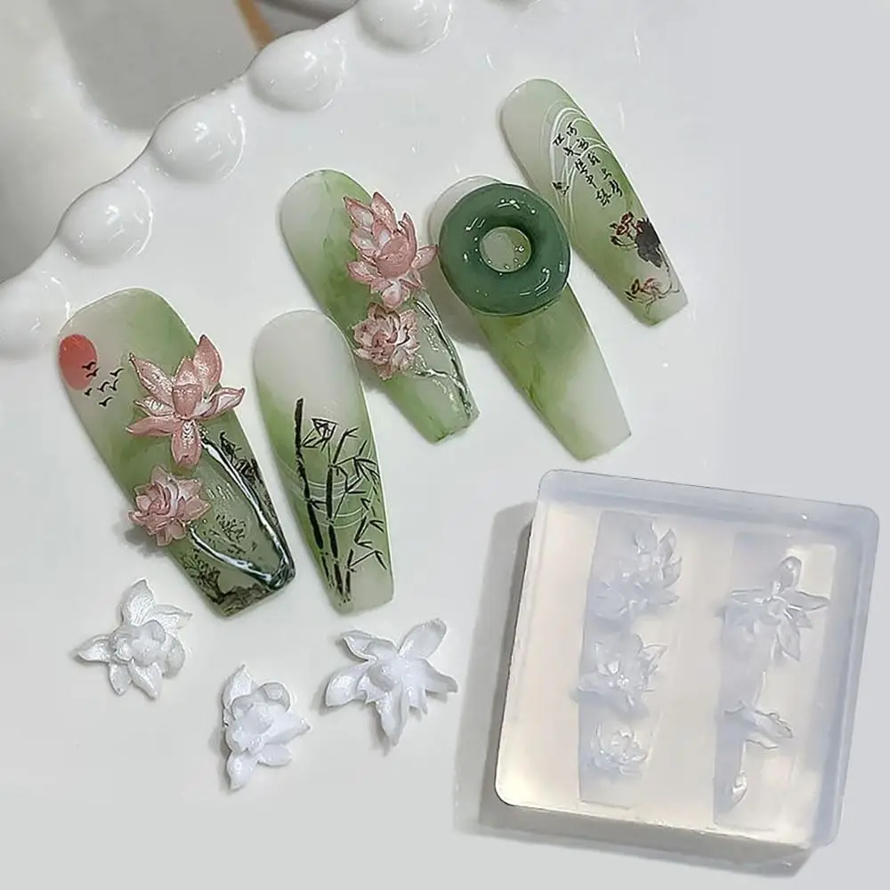 3D шипы дизайн ногтей силиконо – обзор и цена Resin Art Template