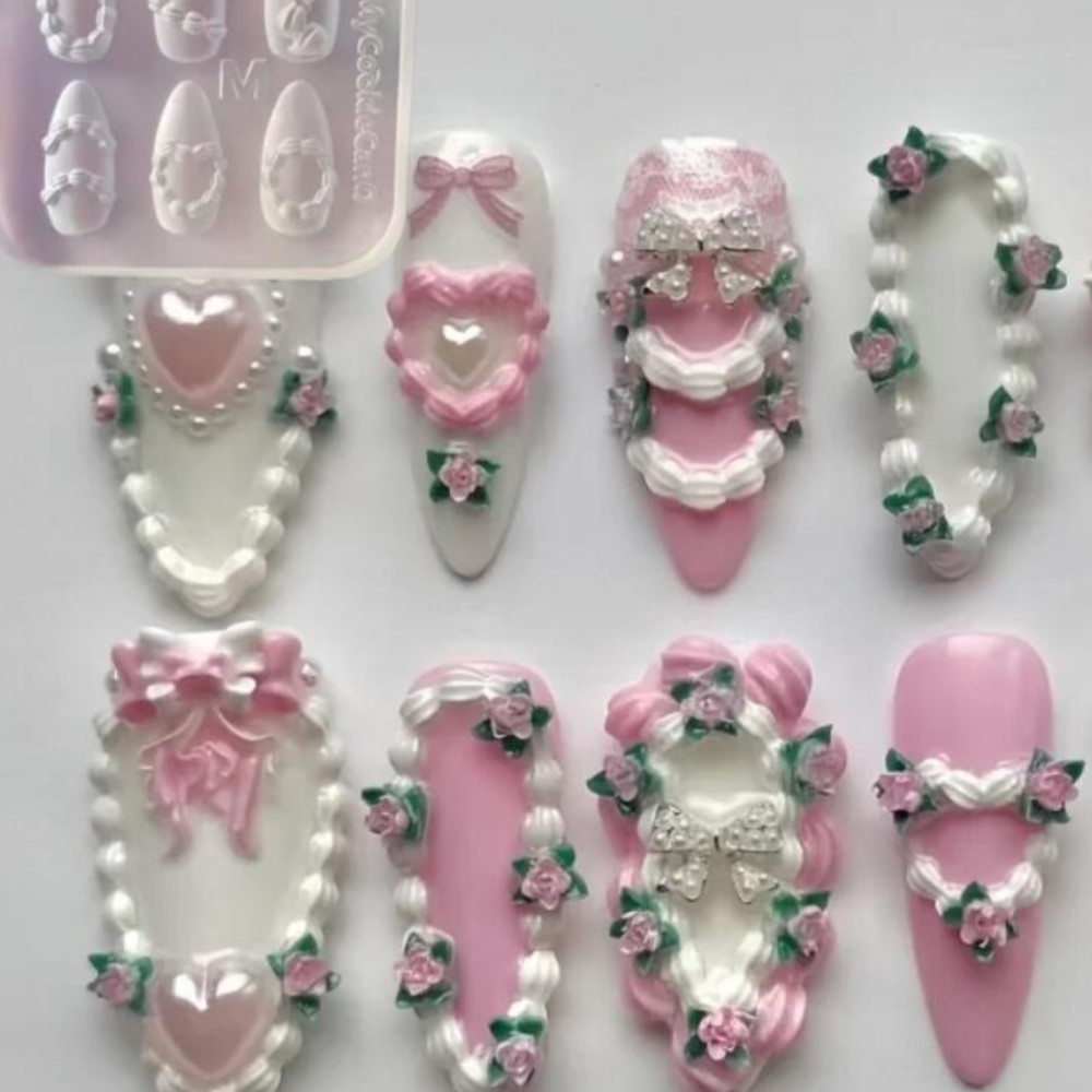 1 шт. 3D французский крем для  – обзор и цена Resin Art Template