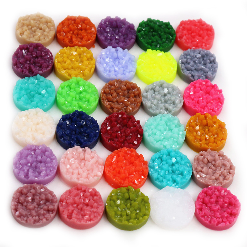 40 шт., смоляные кабошоны Druz – обзор и цена Resin Art Supplies Near Me