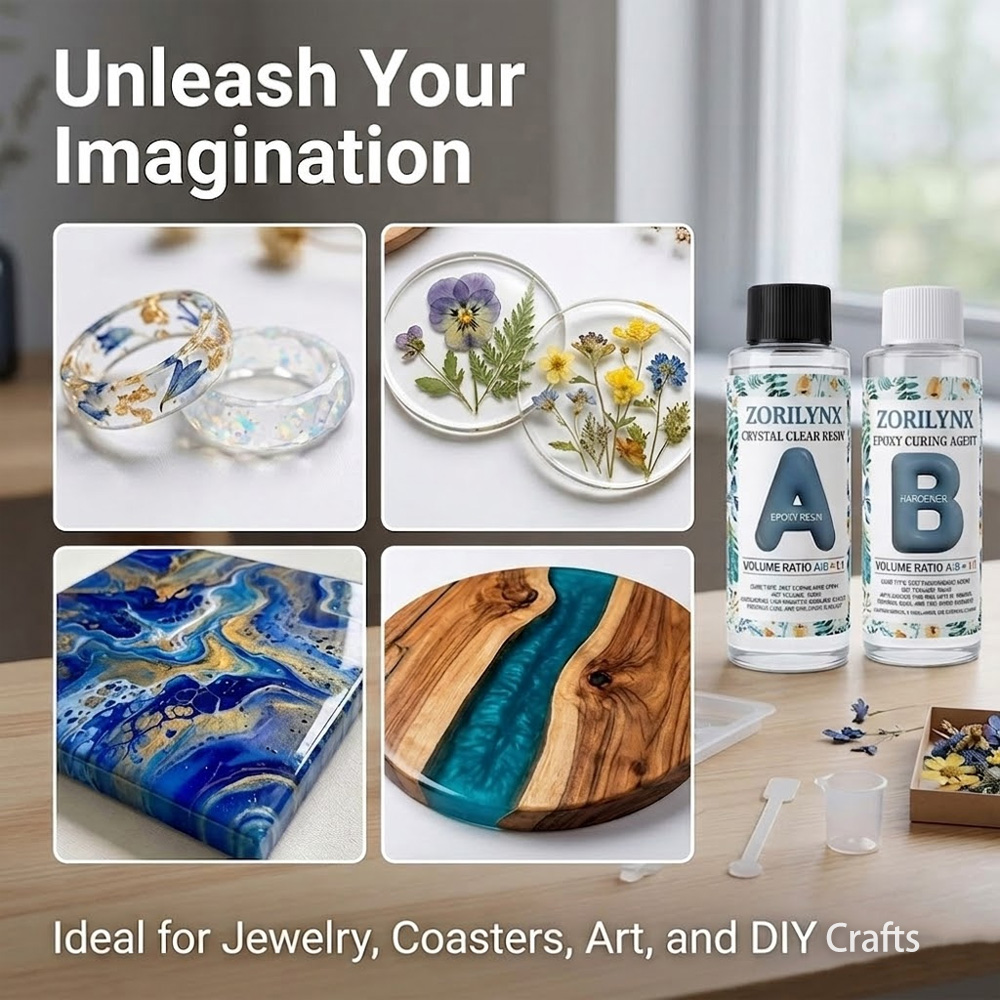Набор эпоксидной смолы ZORILYN – обзор и цена Resin Art Pouring