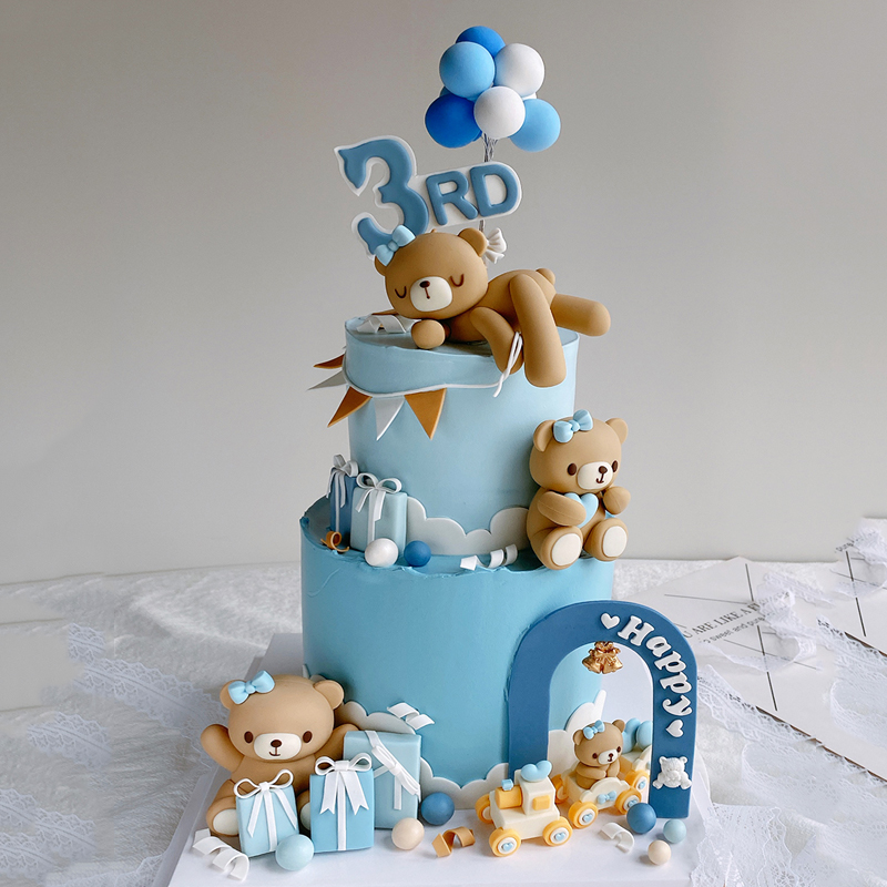 3D-фигурка медведя розово-голу – обзор и цена Resin Art Baby