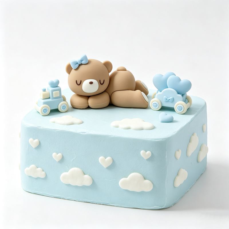 3D-фигурка медведя розово-голу – обзор и цена Resin Art Baby