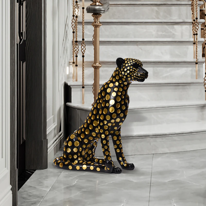 Декор для дома: статуя леопард – обзор и цена Resin Art In Floor