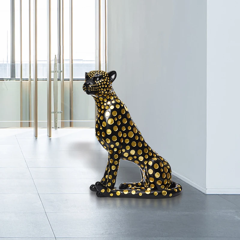 Декор для дома: статуя леопард – обзор и цена Resin Art In Floor