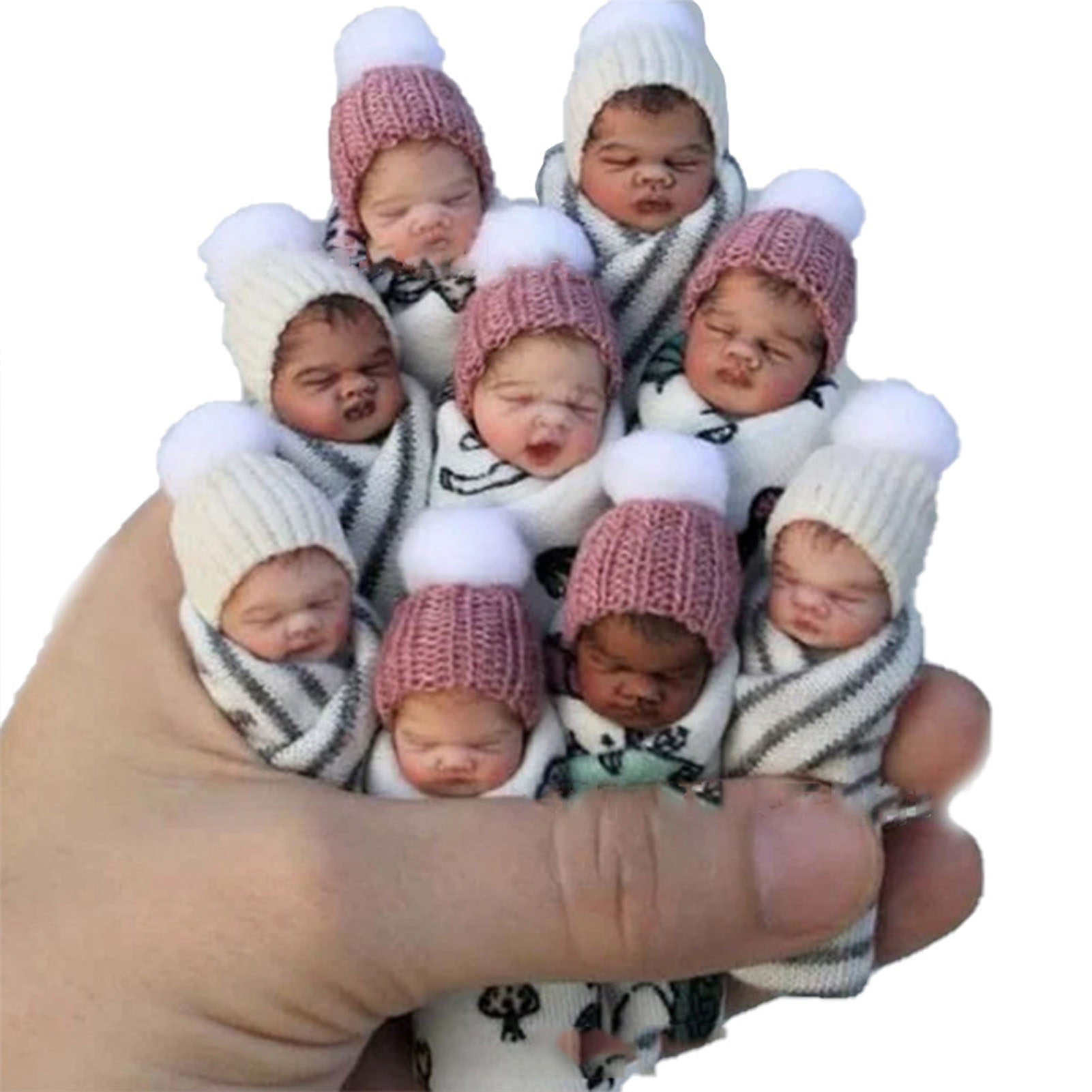 Куклы-реборны 7 см, миниатюрны – обзор и цена Resin Art Baby