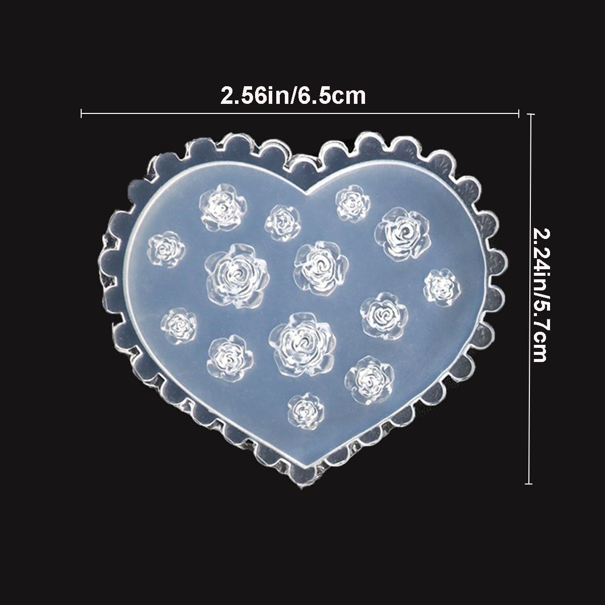 3D-формы для ногтей в виде цве – обзор и цена Resin Art Template