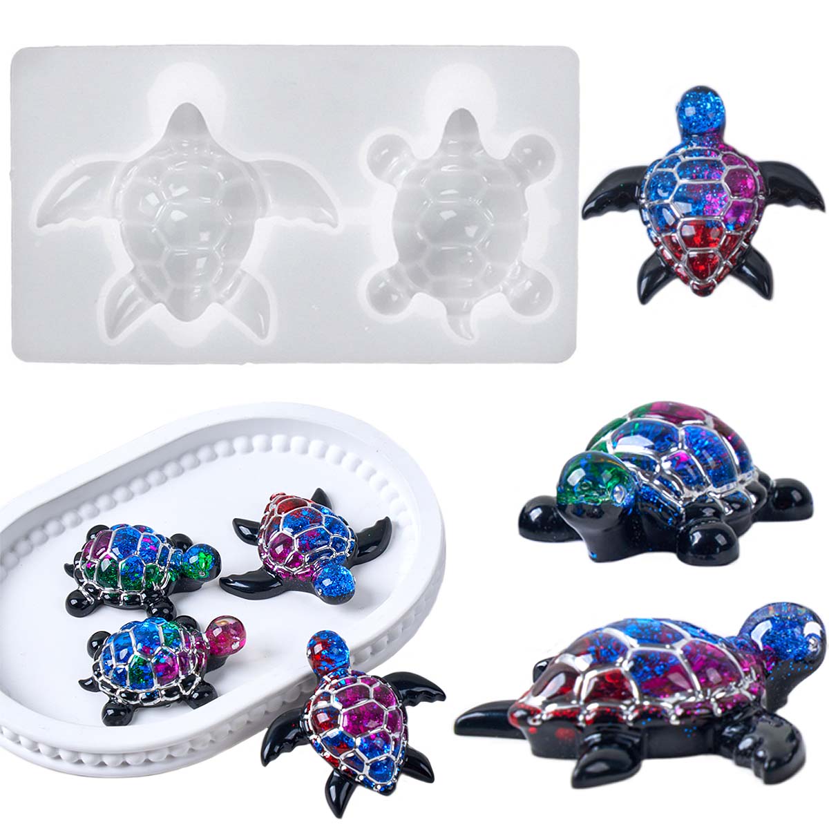 3D брелок с морской черепахой, – обзор и цена Resin Art Liquid