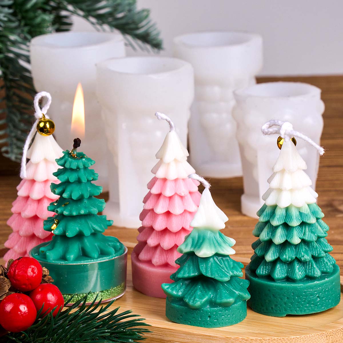 Силиконовая форма для свечей в – обзор и цена Xmas Resin Art