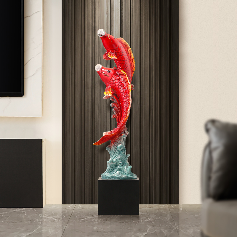 Скульптура рыбы с пятью вкусам – обзор и цена Resin Art In Floor