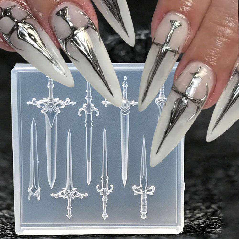 1 шт. 3D-форма для ногтей в ст – обзор и цена Resin Art Template